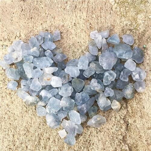 100g Natural Celestite Crystals Rough celestine Stones from Madagascar Healing Stone gift