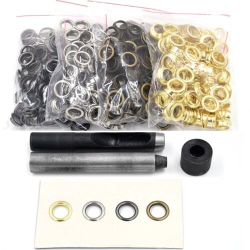 100 pieces/lot) An inner diameter of 10mm eyelets. Gas buttons. Shoebox pores. Hollow rivets. Wearing rope hole.Metal pores