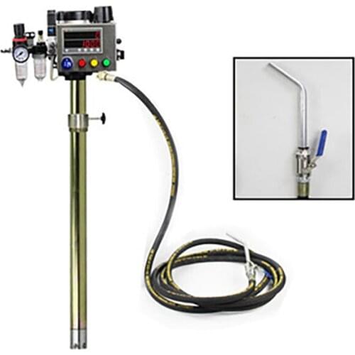 12v Battery Customized quantitative oil gun gear large flow pneumatic oil dispenser 208L + 5 meters oil pipe + wireless oil gun