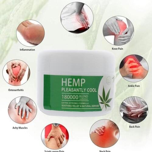 Hemp Balm Ointment Soothing Cream Rheumatism Arthritis Relieve Muscle Pain Neck Back Shoulder Body Pain Hemp Cream