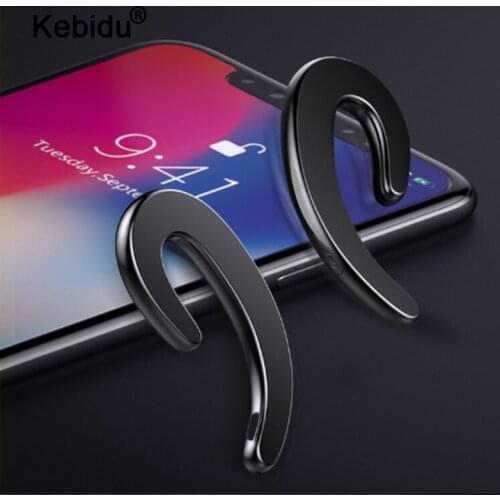 Kebidu Bone Conduction Headphone Bluetooth Wireless Sports Headphones Business Headset Stereo Fashion Gift for Friends for Phone