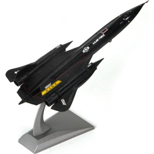 Length 22.5cm Simulation Strike Fighter Scout Model 1:144 Scale for Military Fans Ornaments Collection SR71A