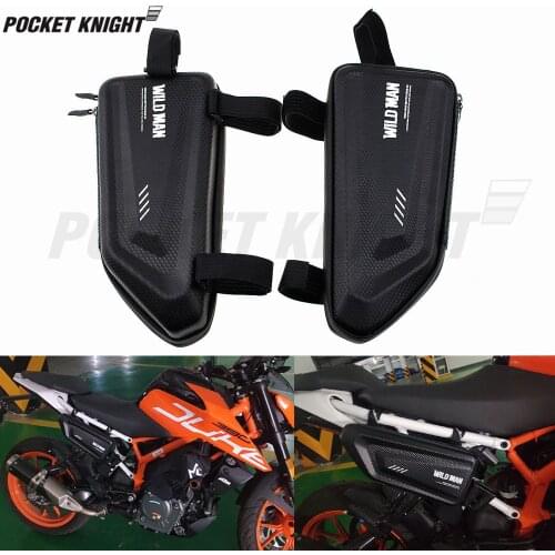 For 125/200/250/390/790 DUKE 990 Adventure/S/R SMT SUPERMOTO/R Motorcycle Side Package Modified Hard Shell Triangle Bag Kit