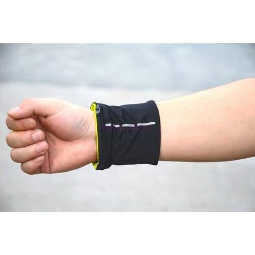By dhl 200pcs Wrist Wallet Pouch Fitness Band Wristbands Travel Cycling Sport Wallet Hiking Accessiories High Quality