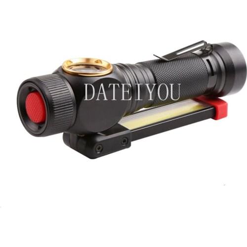New COB working maintenance lamp 360 degree multifunctional USB rechargeable strong light flashlight camping lamp