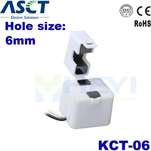 Mini Split Core Current transformer 10 pieces KCT-6 open cts White clamp on current transformer