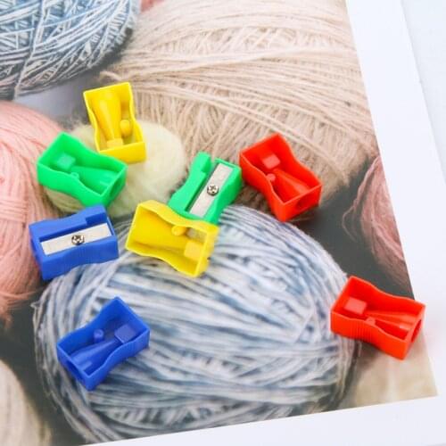 Mini puckering pencil sharpener contracted children elementary school students sharpen pen implement fresh stationery manually