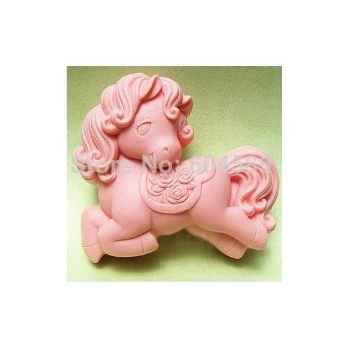 New Horse Craft Art Silicone Soap mold Craft Molds DIY Soap Making molds