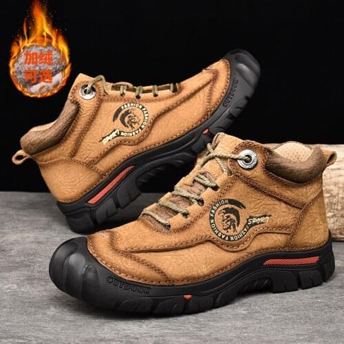 New Hot Style Men Hiking Shoes Winter Outdoor Walking Jogging Shoes Mountain Sport Boots Climbing Sneakers Free Shipping