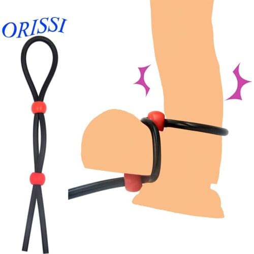 ORISSI Penis Ring Delay Premature Ejaculation Lock Sex Toy for Men, Cock Ring Sex Penis Enlargement Adult Sex Toys For Couple