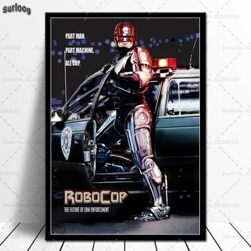 Robocop Posters and Prints Hot Classic Movie Wall Art Pictures Poster Canvas Painting for Home Decoration