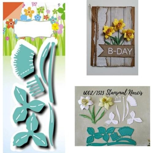 Stripes Leaves Petals Plants Set Cutting Dies for DIY Scrapbooking Crafts Stencils Mak Photo Album Template Handmade Decoration