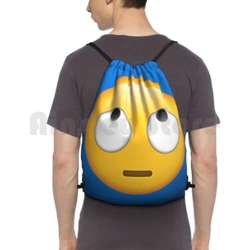 Eye Roll Backpack Drawstring Bags Gym Bag Waterproof Eyeroll Eye Roll Sassy Shade Salty Funny Tumblr Ios Update Hipster