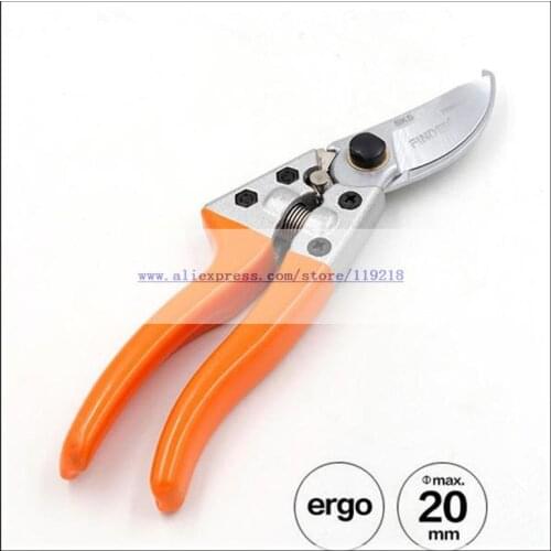 Carbon Steel Head Gardening Scissors Cutting Branch Shears Bypass Pruner