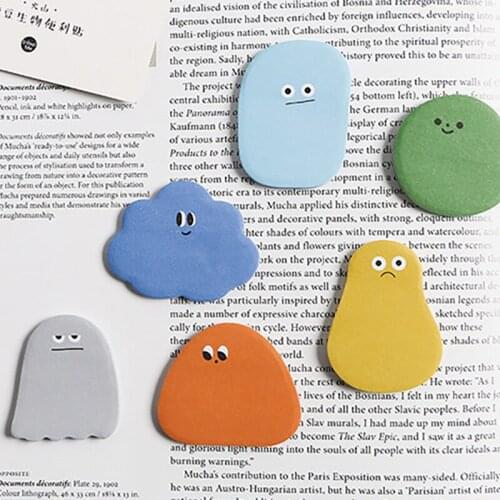30pcs/lot 12 Designs Cute Cartoon Memo Pads Sticky Notes Notepad Diary Creative Stationery Self-Stick Notes Memo Pads