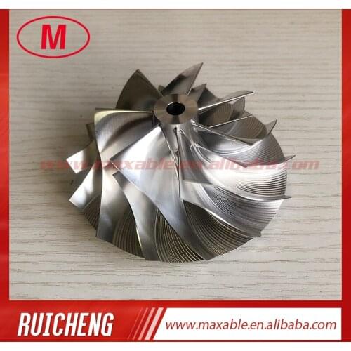 T04R 58.00/84.00mm 7+7 blades high performance turbo milling/aluminum 2618/billet compressor wheel for Racing