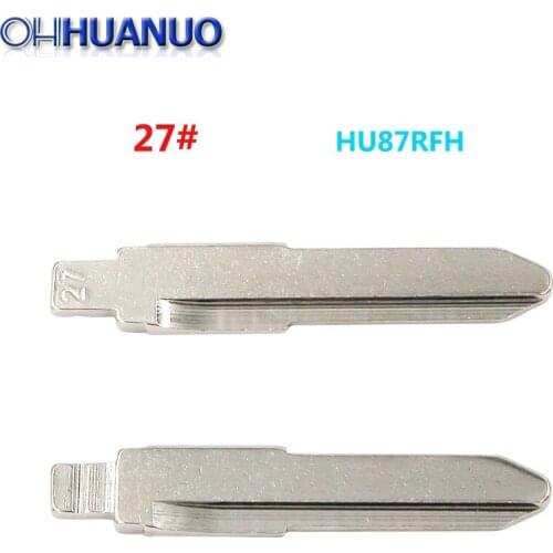 2pcs/lot Universal Remote controls Flip blade 27 # for KD remote key, NO. 27 maz20r mz24 hu87r hu133 key For Mazda M3 M6 M5