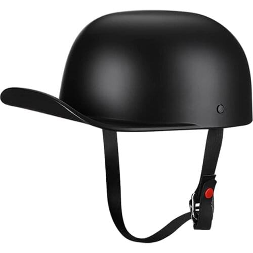 Vintage Open Face Motorcycle Helmet Harley Retro Baseball Cap Half Helmets Men Women for Scooter Moped Cap Street Cruiser Jet