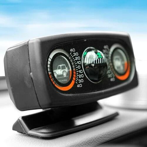 Younar Multifunction Inclinometer Compass Decoration Car Accessories Inclination Tool Level Wave Instrument For Home Decoration