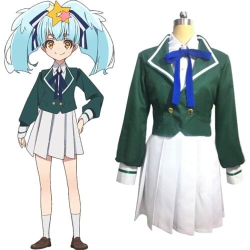 Zombie Land Saga Zombieland Saga Legendary Child Actor Prodigy Hoshikawa Lily Masao Go Casual ver. Dress Cosplay Costume C018