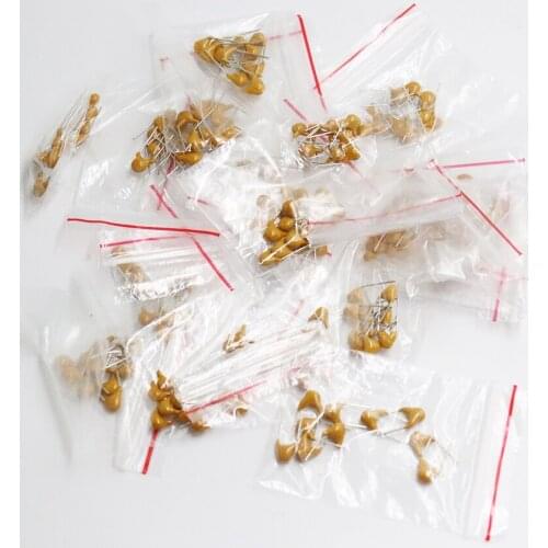 18values*10pcs =180pcs Monolithic Ceramic Capacitor 20pF~1uF,ceramic capacitor Assorted Kit