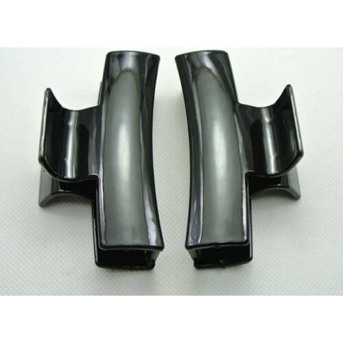4 Large Black Plastic Hair Claw Grip Folding Clips Clamps 82mm for DIY Craft