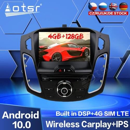 4G 128GB Carplay GPS NavigatioN For Ford Focus 2012 2013 2014 2015 Android Radio Multimedia Screen DVD Video Audio Stereo Unit