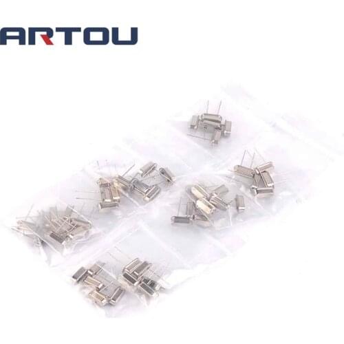 50PCS Crystal Oscillators HC-49S 10 Value each 5pcs Assortment Kit