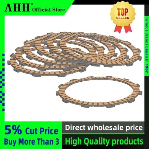 AHH 1Set 8 Pcs Clutch Disc Friction Plates Motorcycle Engine Clutch Plates For Honda Goldwing GL1800 2001 - 2011 01-11