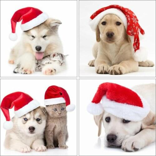 EverShine Diamond Painting Animal Cross Stitch Diamond Embroidery Dog Mosaic Rhinestones Art Christmas Hobby Gift Wall Decor