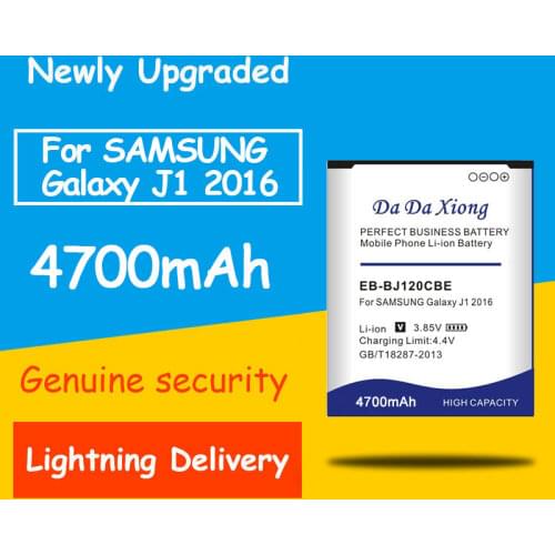Free Shipping 3700mAh EB-BJ120CBE Battery for Samsung Galaxy J1 2016 Edition J1 Version J120F Express 3 J120A J120T SM-J120F
