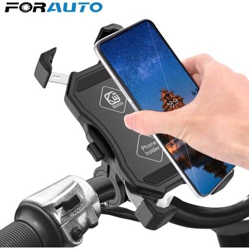 Motorcycle Bicycle Phone Holder Handlebar Stand Mount Universal Bracket Type For iPhone Samsung Motorcycle Accessories