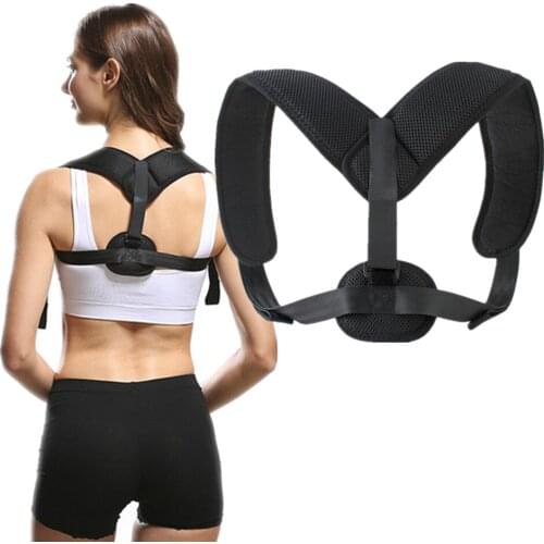 FIRECLUB Adjustable Posture Corrector Brace Breathable Back Spine Support Belt Humpback Shoulder Women Posture Correction Belt
