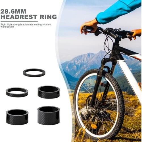 Hot Sale Spacer Classic Delicate Texture 28.6mm Carbon Fiber Washers MTB Bike Headset Stem Spacers 3mm 5mm 10mm 15mm 20mm