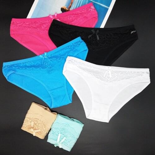 Cotton Lingerie Sexy Underwear Women Panties Breathable Low-rise Underpants For Female Briefs Cute Fashion Bragas Mujer Pack 12