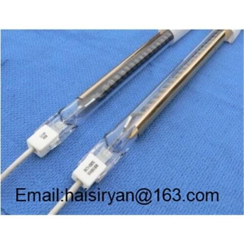 Quartz glass tube halogen heating lamp