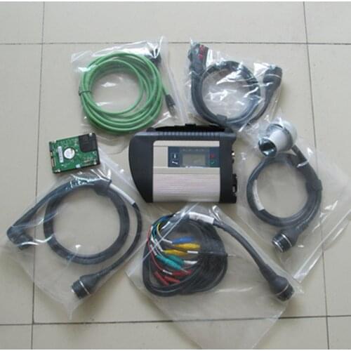 Mb star c4 multiplexer and 5 cables with software hdd latest version 2021.06