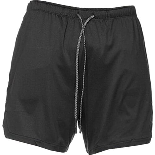 Mens Gym Workout Fitness Training Shorts Casual Underpants Fitness Running Cycling Shorts Quick Dry no Towel Pocket