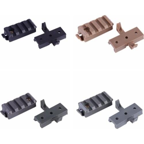 NEW Fast Helmet Side Rail Wing-Loc Picatinny Flashlight Mount Adapter Base Outdoor Hunting Paintball Helmet Accessory