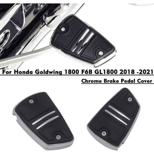 Driver Pedals Motorcycle Chrome Brake Pedal Cover For HONDA Goldwing 1800 F6B GL1800 Brake pedal extension 2018-2021