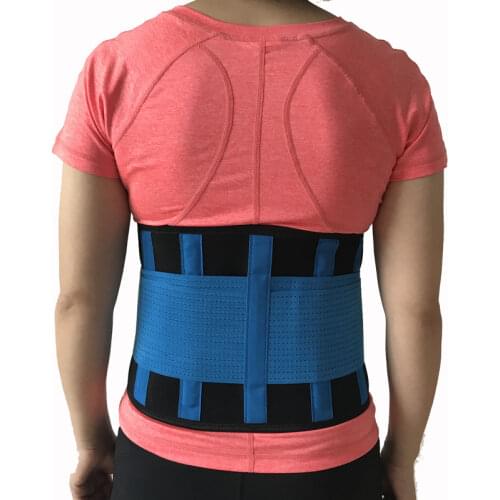 Men And Women Waist Support Belt Adjustable Elastic Lower Back Support Brace Exercise Slimming Belt Waist Trainer Lumbar Braces