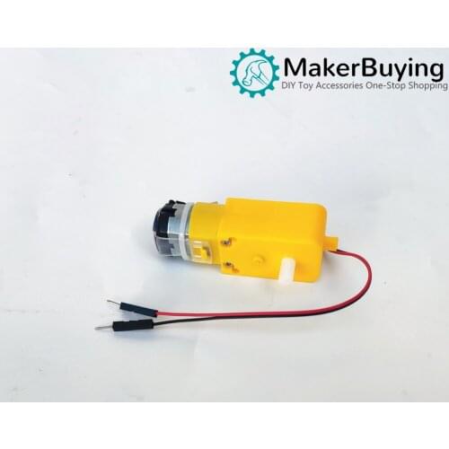 TT DC gear motor motor with Dupont line male head length 10/15/20cm DIY smart car cable tie type