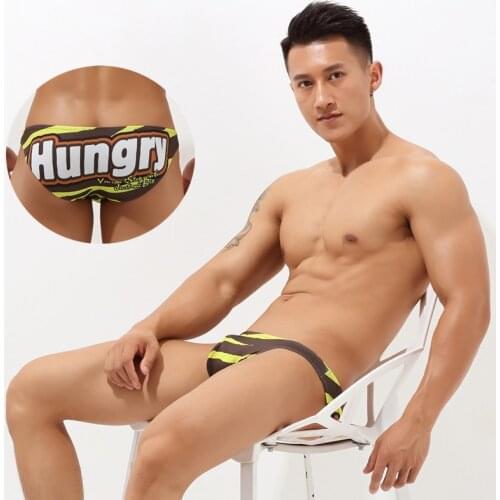 Richkeda Store New 2021 Men Sexy Underwear Hole Hip Bikini Jockstrap Men Gay Comfortable Mens Briefs Breathable Quality Male