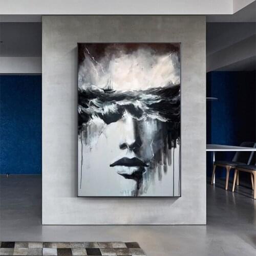 Canvas RomanticYoung Strong Young Man Canvas Oil Painting for Home Wall Art Girls Room Decoration Fashion Wall Art Painting