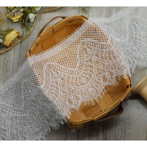 Thin section openwork eyelash lace fabric DIY clothing stitching decorative lace accessories lace belt material