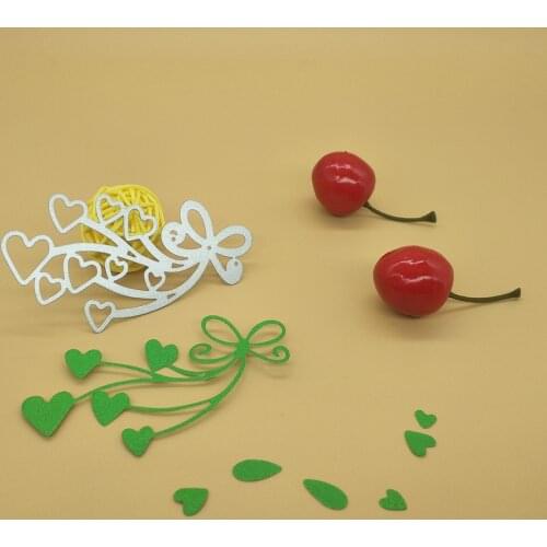 Heart headdress Bobby pin bow decoration collection album paper card embossing punc