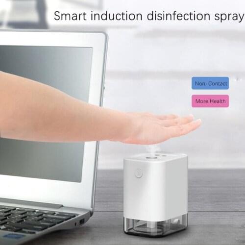 Smart Induction Alcohol Spray Sterilizer Portable Automatic Touchless Soap Dispenser Home Office Infrared Sensor Hand Cleaner