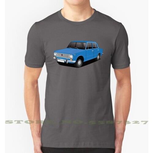 Vaz - 2101 - Lada 1200 - Blue Graphic Custom Funny Hot Sale Tshirt Lada 1200 Vaz 2101 Zhiguli Soviet Union Russia Soviet Russia