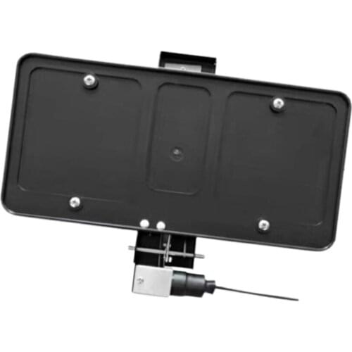 US Retractable Car License Plates Covers Frames Cover Frame Blank License Plate Kit with Screws Frame Holder Shield Bracket