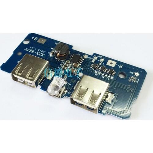 1PCS 18650 Battery 3.7V to 5V2A Boost Module DIY Power Bank/Mobile Power Motherboard/Circuit Board